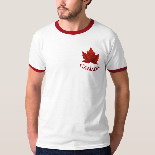 Canada Shirts Canada Maple Leaf Jersey T-shirts (Front)