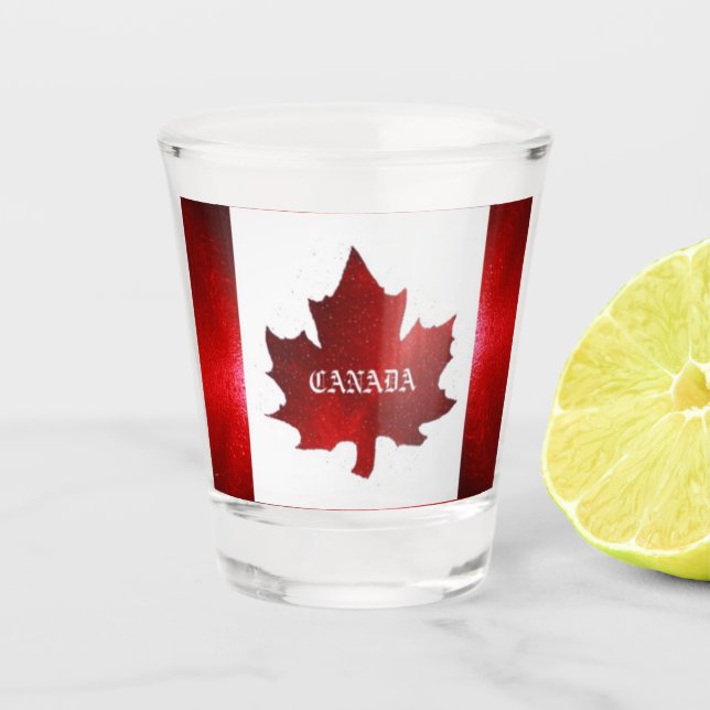 canada  shot glass (Front)
