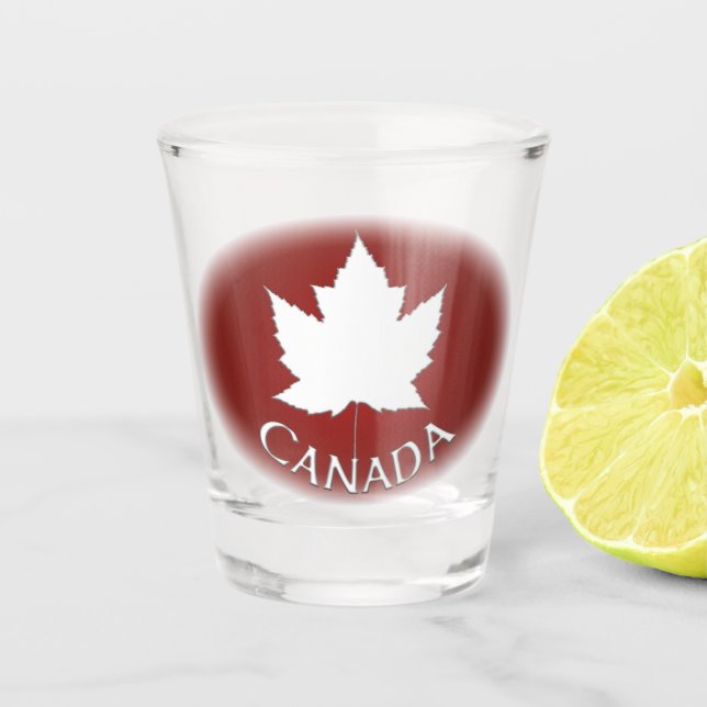 Canada Shot Glasses Canada Maple Leaf Souvenir (Front)