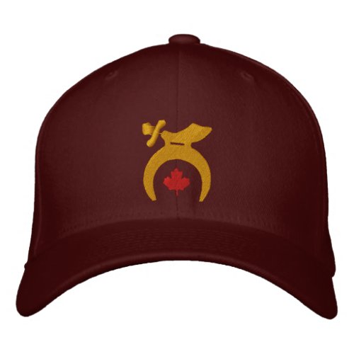 Canada Shriner Embroidered Embroidered Baseball Hat