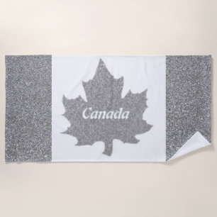 CANADA SILVER BEACH TOWEL