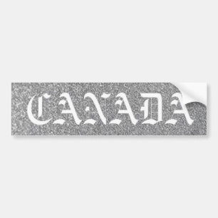 canada silver bumper sticker