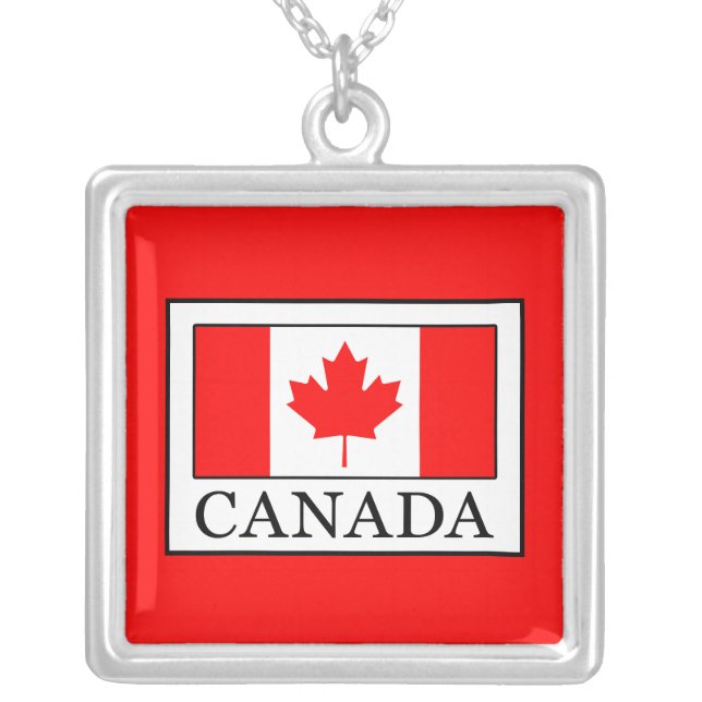 Canada Silver Plated Necklace (Front)
