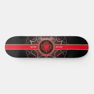Canada Since 1867 Airbrushed Skateboard