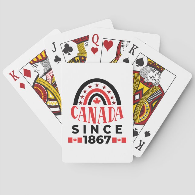 Canada Since 1867 Poker Cards (Back)