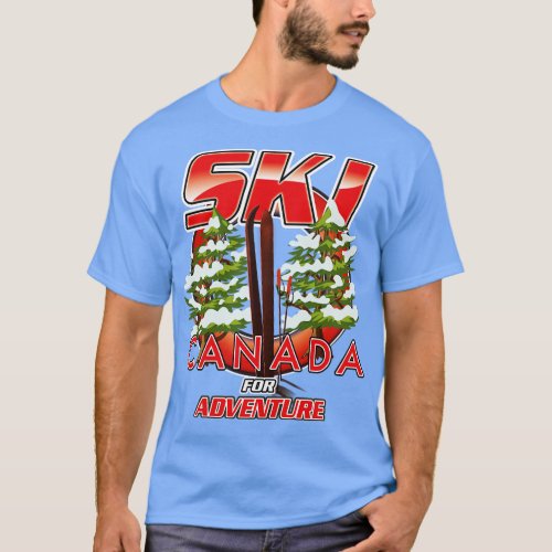 Canada Ski for Adventure T_Shirt