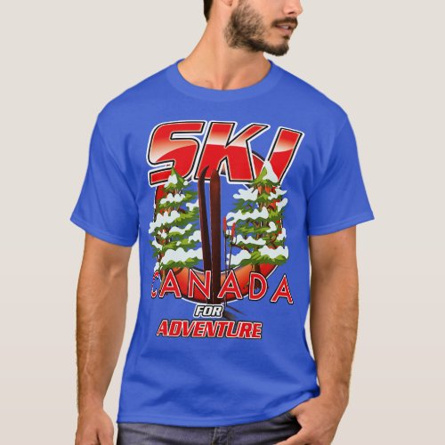 Canada Ski for Adventure T_Shirt