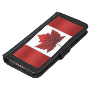 Canada Smartphone Wallet Canada Flag Mobile Cases