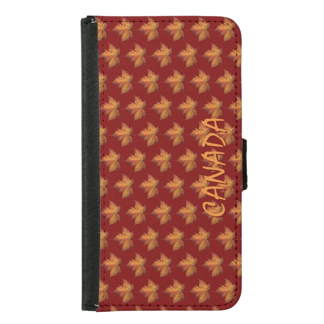 Canada Smartphone Wallet Canada Mobile Case Custom (Front)