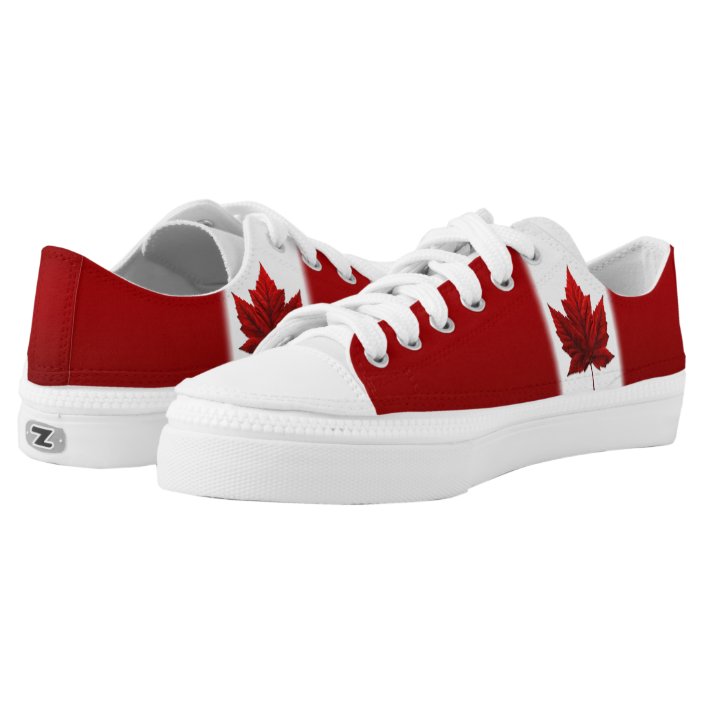 Canada Sneakers Canada Flag Canvas 