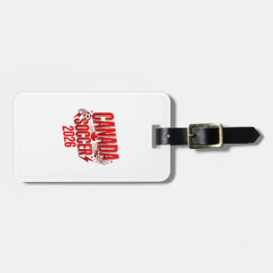 Canada Soccer 2026 Soccer Bold Country Typography  Luggage Tag