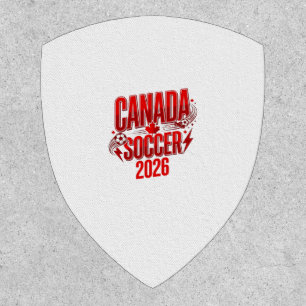 Canada Soccer 2026 Soccer Bold Country Typography Patch