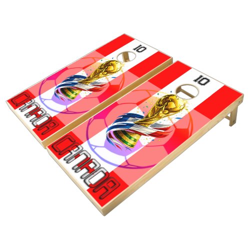 Canada Soccer | 2026 World Cup Classic Ball 10  Cornhole Set