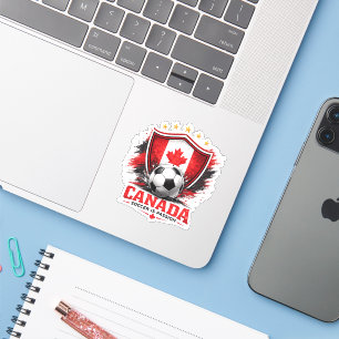 Canada Soccer Fan Canadian Football World Cup Sticker