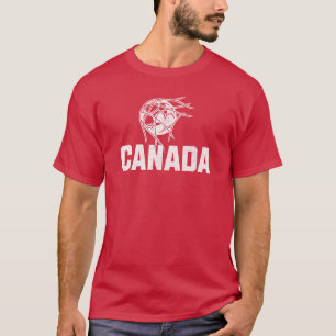 Canada Soccer T-Shirt (Soccer Ball in Netting)