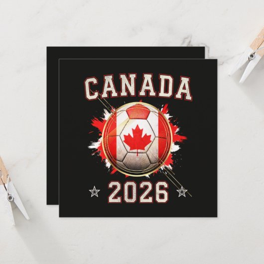 Canada Soccer World Cup 2026 (Front/Back In Situ)