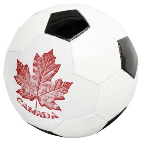 Canada Soccor Ball Personalized Maple Leaf Balls