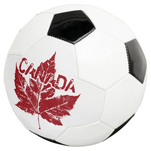 Canada Soccor Ball Personalized Maple Leaf Balls