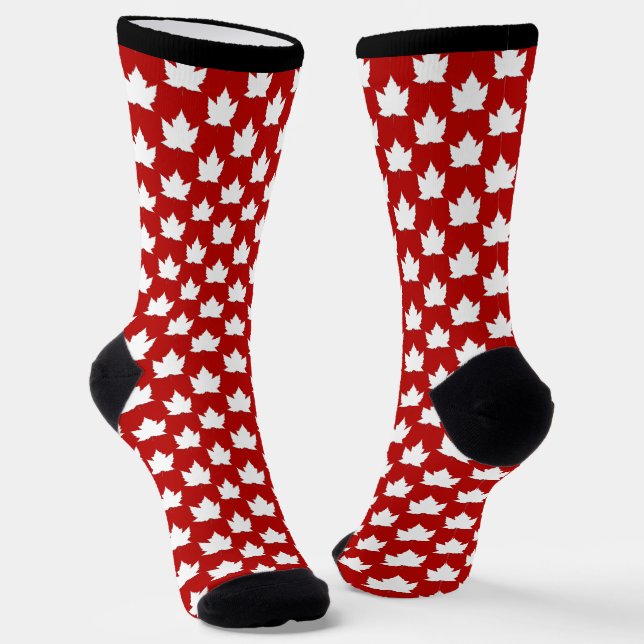 Canada Socks Canada Souvenir Socks Customize (Angled)