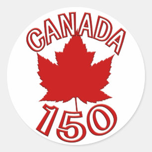 Canada Souvenir 150 Stickers Maple Leaf Stickers