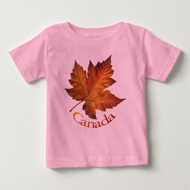 Canada Souvenir Baby T-shirt Toddler Canada Shirts (Front)