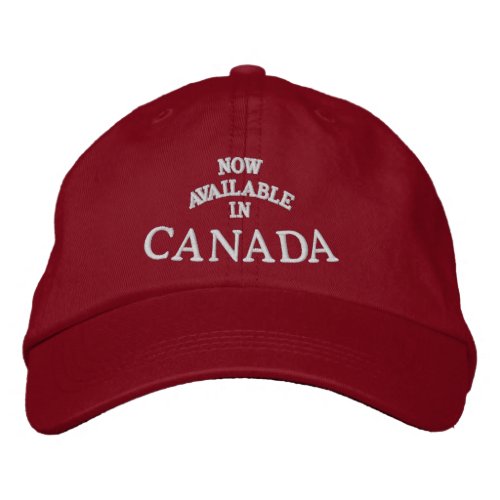 Canada Souvenir Baseball Cap Embroidered Cap  Hat