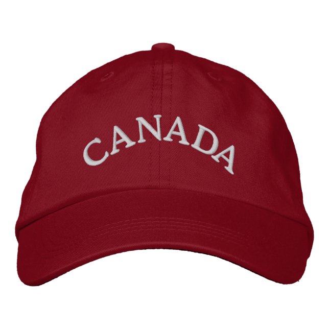 Canada Souvenir Baseball Cap Embroidered Cap / Hat (Front)