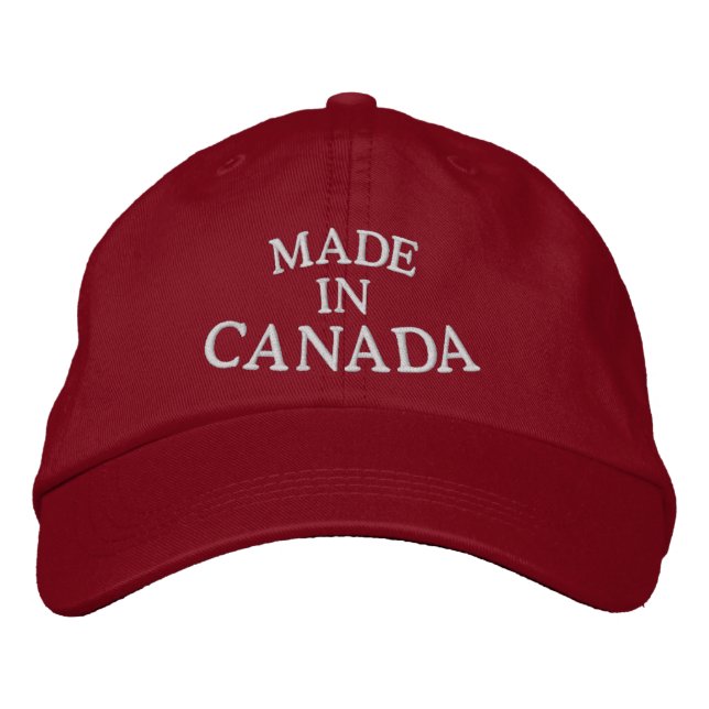 Canada Souvenir Baseball Cap Embroidered Cap / Hat (Front)