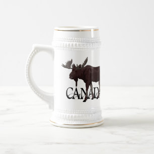 Canada Souvenir Beer Mug Canada Moose Beer Stein