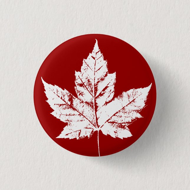 Canada Souvenir Button Cool Canada Buttons Gifts (Front)