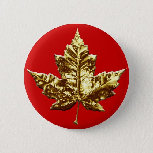Canada Souvenir Button Gold Medal Canada Buttons
