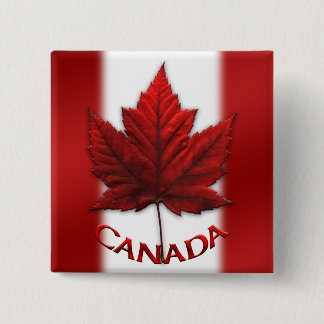 Canada Souvenir Buttons Canada Flag Maple Leaf Pin