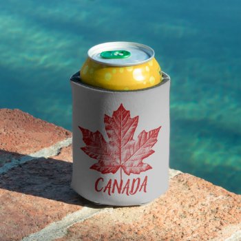 Canada Souvenir Can Cooler Personalized by artist_kim_hunter at Zazzle