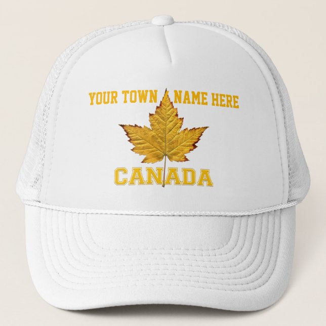 Canada Souvenir Cap Canada Varsity Trucker Caps (Front)