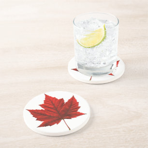 Canada Souvenir Coaster Canada Maple Leaf Coaster