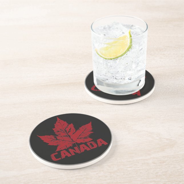 Canada Souvenir Coasters Retro Canada Coasters (Side)