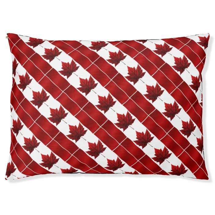 Canada Souvenir Dog Bed Canada Flag Dog Bed Custom