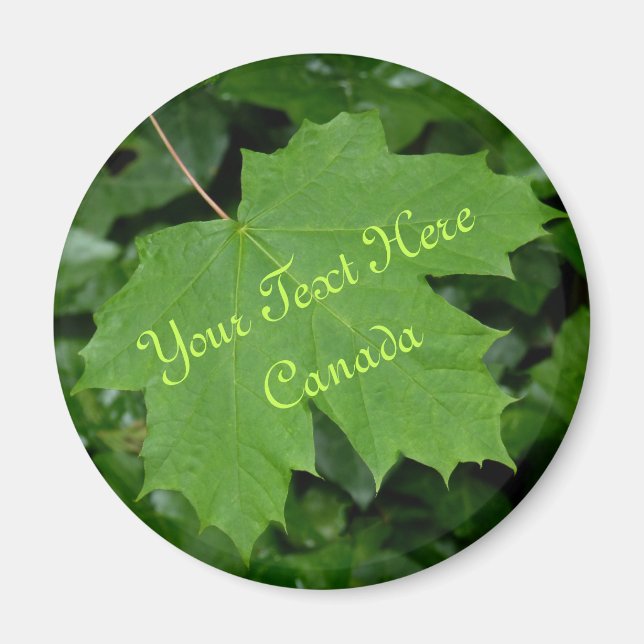 Canada Souvenir Fridge Magnet Custom Canada Magnet (Front)