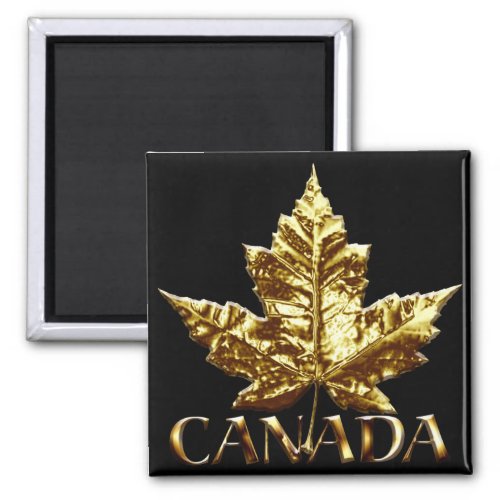 Canada Souvenir Fridge Magnet Gold Canada Gift