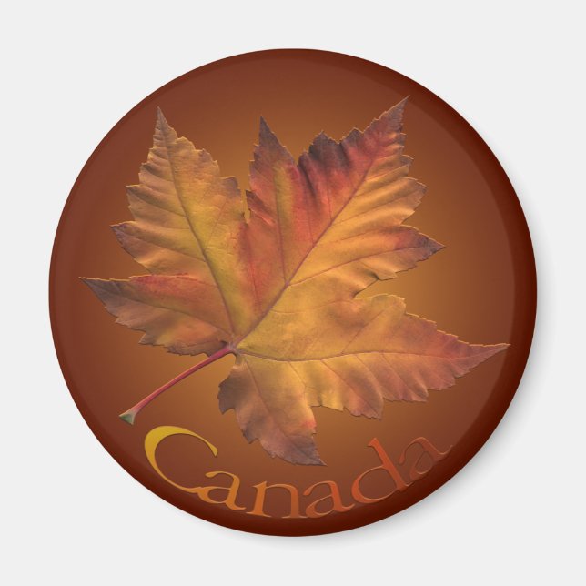 Canada Souvenir Fridge Magnet Maple Leaf Magnet (Front)