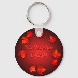 Canada Souvenir Key Chain Personalized Canada Gift