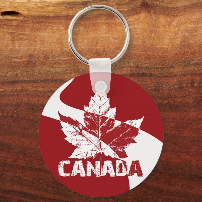 Canada Souvenir Key Chain Personalized Canada Gift (Front)