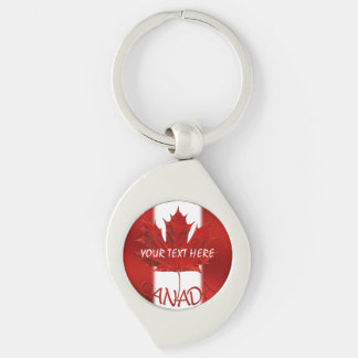 Canada Souvenir Key Chains Custom Canada Flag Gift