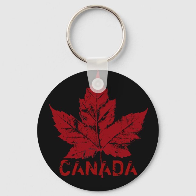 Canada Souvenir Keychain Cool Canada Key Chains (Front)
