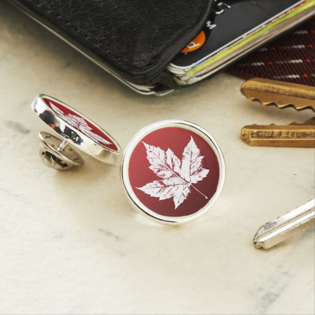 Canada Souvenir Lapel Pins CoolCanada Pins Custom (In Situ)