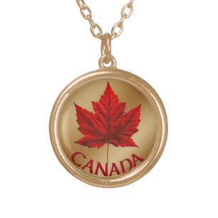 Canada Souvenir Necklace Canada Maple Leaf Jewelry