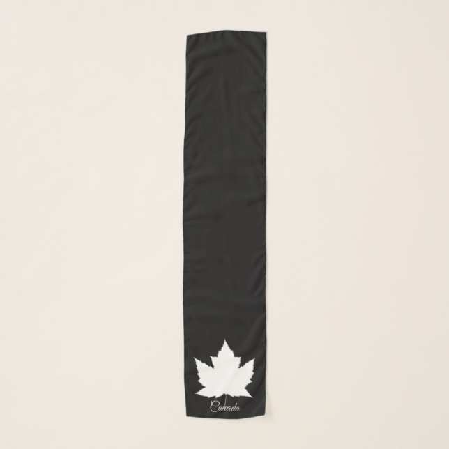 Canada Souvenir Scarf Canada Maple Leaf Scarves (Front)