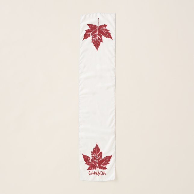 Canada Souvenir Scarf Custom Cool Retro Scarves (Front)