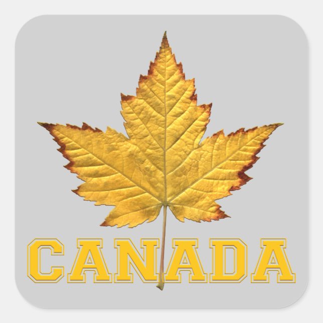 Canada Souvenir Stickers Maple Leaf Canada Sticker (Front)
