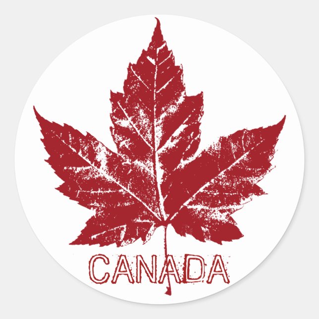 Canada Souvenir Stickers Personalized Stickers (Front)